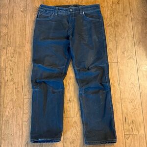 Kuhl Men's Rydr Patina dyed Heavy Cotton Men’s Pants, Excellent condition 35x32.